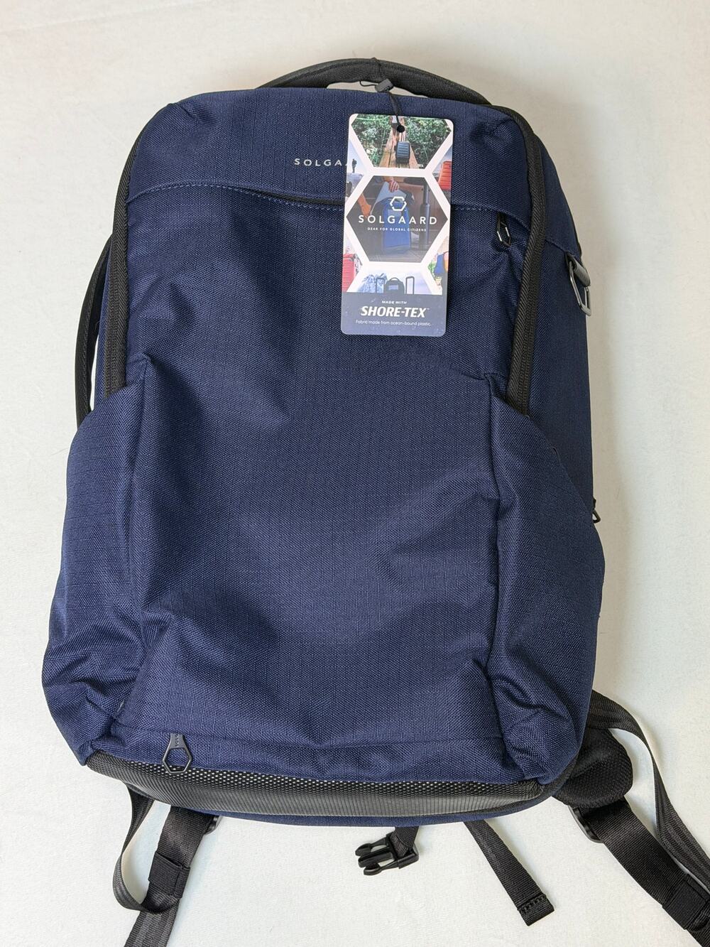 NWT Solgaard Backpack Shore-tex The Endeavor Mini Daypack Carry On Navy Blue